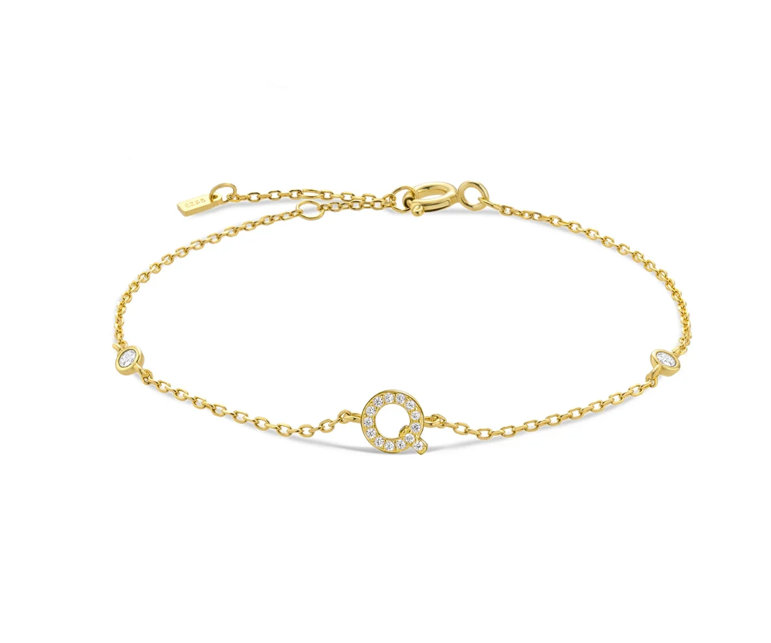 Initial Wrist Bracelet'