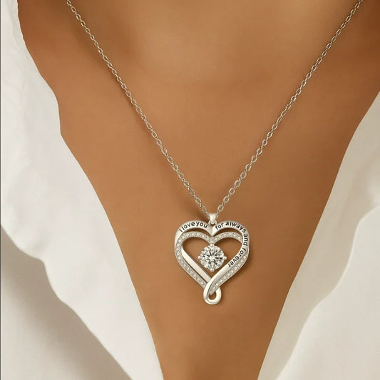 Para Mi Esposa De Parte De Esposo Collar Corazón X Corazón