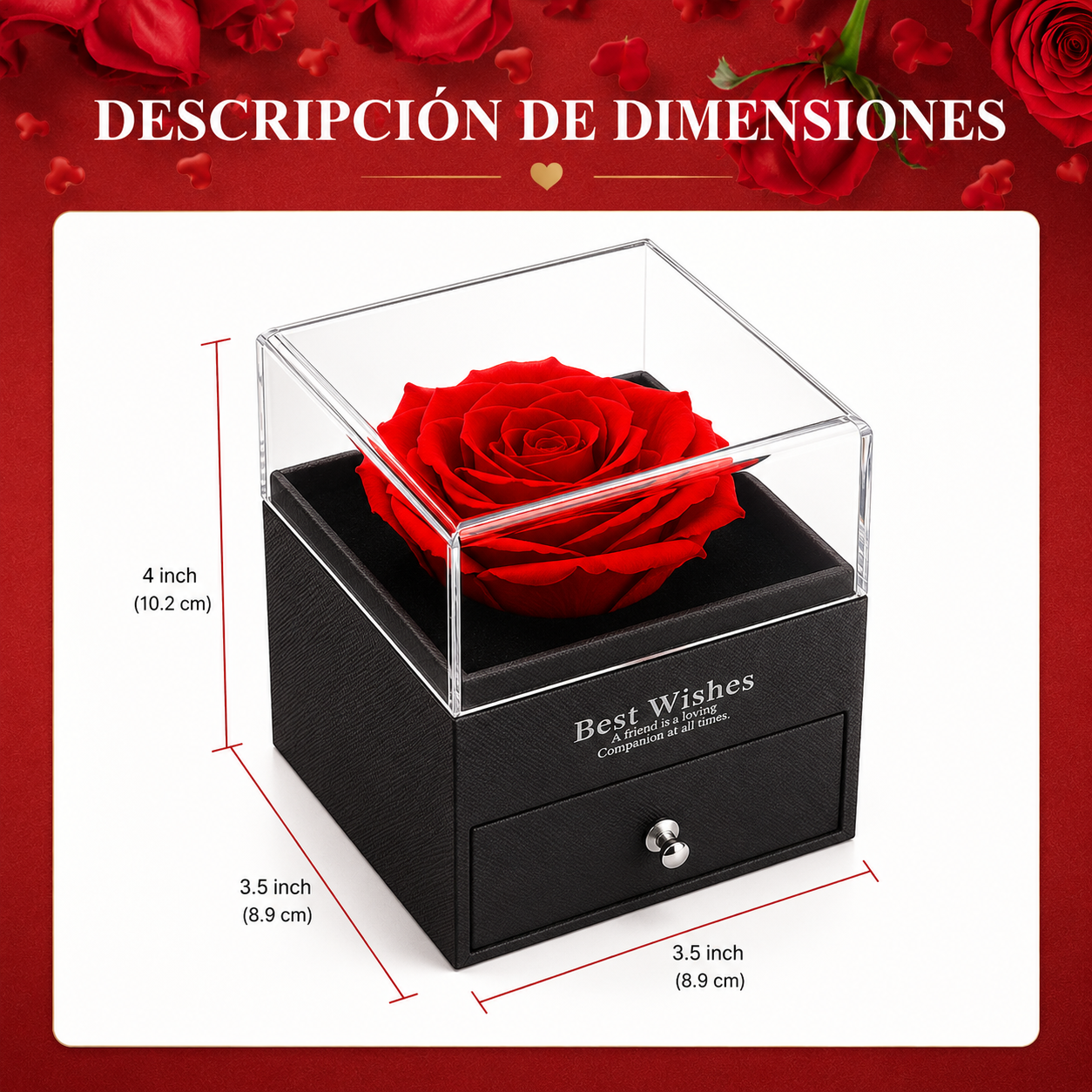 Eternal Flowers Rose Gifts for Mom Wife Girlfriend